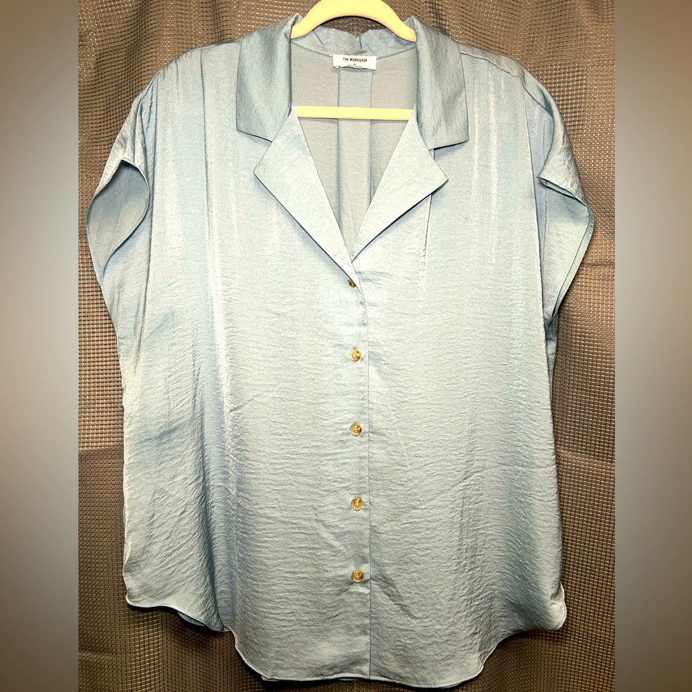 Lightweight Blue Button Down Shirt